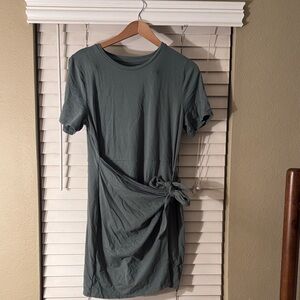 A New Day Olive Short Sleeve Dress